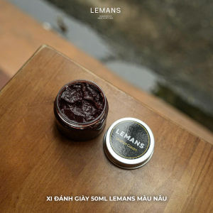 [XI ĐÁNH GIÀY 50ML] LEMANS 4 màu Đen Nâu Trắng và không mầu.2 dưỡng phục hồi các loại da