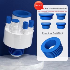 30/45/80 Kitchen Sewer Tees 5in1 Sink Sewer Tees Joint Multifunctional Anti-Odor Drainage Water Pipe Joint