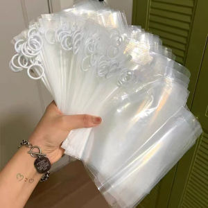 40PCS Portable Waterproof Storage Bag Travel Organizer Zipper Bag Clear Zippered Storage Bag