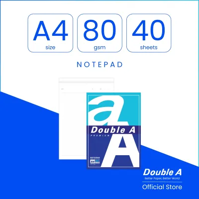 Double A Notepad A4 80gsm 40 sheets