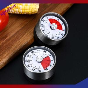 Sporter Kitchen Timer Time Reminder 60 Minutes Magnet Round Shape Kitchen Tools Countdown Alarm Reminder Mechanical Cooking Timer