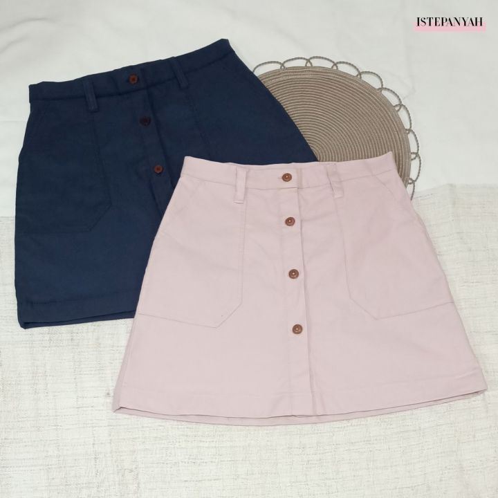 Erlie A-Line Corduroy Mini Skirt for Women Lazada PH