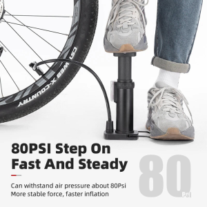 Bơm xe máy xe đạp nhỏ gọn đầu van đa năng-bơmlopxe