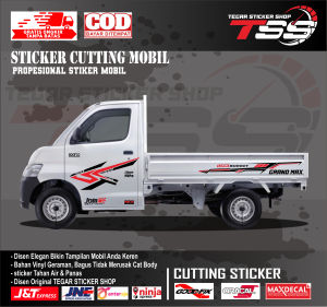 sticker mobil grand max pickup sticker mobil daihatsu grand max sticker mobil pickup sticker motif variasi body mobil