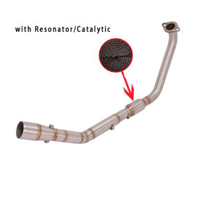 REYGEAK Complete Full Set XSR 155 For YAMAHA XSR155 Harley Retro Muffler Exhaust Pipe with Resonator Catalytic