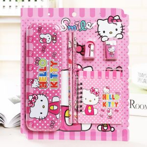 Tempat Pensil Karakter 6in1 Stationery Set Paket Lengkap Peralatan Menulis Anak Sekolah - FR GALLERY