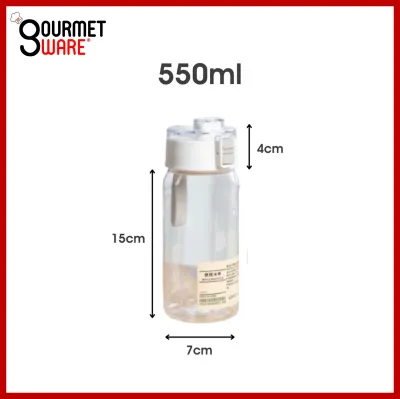 Muji Style 350ml/550ml/800ml Portable Water Bottle with Tea Strainer BPA Free Leak Proof Bubble Tea Bottle 便携水杯 泡茶杯
