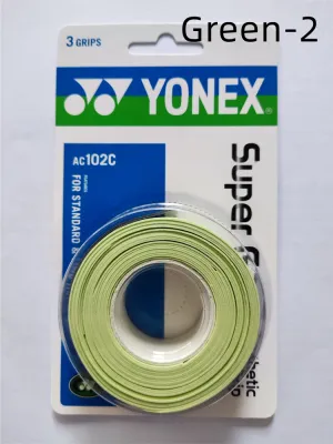 26 Color Yonex Grip AC102C AC102EX ( 3pcs in 1 Roll / Pack ) Yonex Super Grap Synthetic Overgrip Pickle ball Tennis Badminton Racket Grip Grip Rubber Grip 【 Ready Stock 】