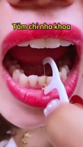 [Combo 12 Hộp] 12 Hộp 600 Chiếc Tăm Chỉ Nha Khoa Tiệt Trùng Hộp 70gam Vệ Sinh Kẽ Răng Chuyên Dụng tamchinhakhoa