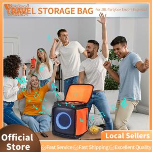 【Vakind】Waterproof Storage Bag for Bluetooth Speakers with Adjustable Strap Portable Organizer for PartyBox Encore Essential Waterproof Case for Travel and Events