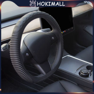 Sarung Stir Mobil Anti-Slip Cover Setir Steer 3D Silicon Elastis Asli Emboss Embossed Universal