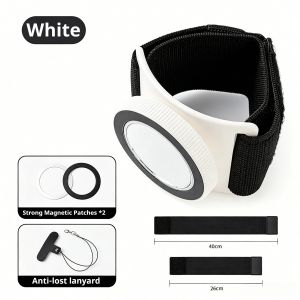 Outdoor magnetic phone wrist strap fits running cycling and other sports scenes. 360° free rotation firm and anti-drop