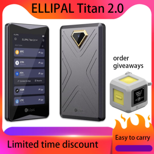 ELLIPAL Titan 2.0 Crypto Cold Wallet Hardware Wallet 100% offline Air-gapped - The Most Secure Crypto Wallet for 10000+ Coins & Tokens & NFTs