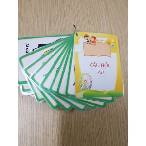 Học liệu Body Parts Câu hỏi Ai/Khi nào/Cái gì/Ở đâu/Tại sao? - Học liệu đồ chơi giáo dục sớm Montessori