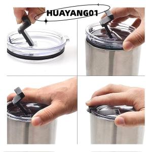 HUAYANG01 [HOT FASHION] 1Pc Spill Resistant Lid For 20 And 30 Oz Yeti Lid Fits Tumbler And More Replacement Tumbler Spill-Proof Cup Lids Drop Shopping