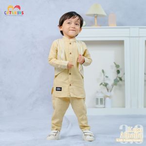 Baju Muslim Anak Bayi Laki Laki 3 Bulan - 6 Tahun Athalla 3.0 Setelan Koko Bayi 0 6 Bulan 6 12 Bulan Anak 1 2 Tahun 2 3 Tahun 4 5 Tahun Lengan Panjang