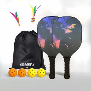 Bộ 2 Vợt Chơi Bóng Pickleball Siêu Nhẹ Và Chuyên Nghiệp Bền Đẹp Chắc Tay Tặng Túi Đựng 4 Quả Bóng