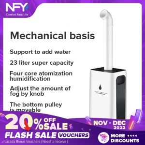 Large-capacity large fogger big fog amount 23L air humidifier commercial industrial large-scale vegetable fresh-keeping spray