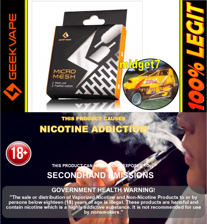 Geekvape Zeus X/ZX Mesh RTA Cotton and Mesh Coil Set | Lazada PH