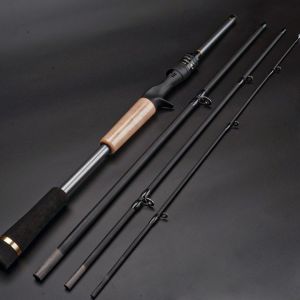 SKYGITZ MALAYSIA Humming Bird Handle Full Carbon Fast Action Spinning and Casting 4pcs Travel Fishing Rod