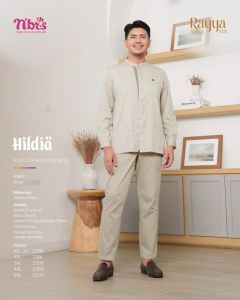 TERMURAH SARIMBIT NIBRAS HILDIA KHAKI TERBARU KEKINIAN SPESIAL LEBARAN 2026 KONDANGAN HANGOUT