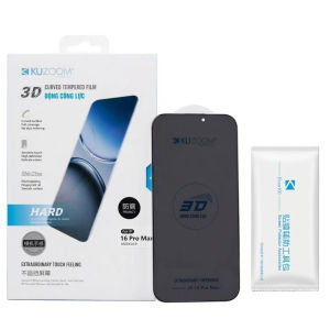 Kính Cường Lực Chống Nhìn Trộm Kuzoom 3D Hard Bảo Vệ Màn Hình Toàn Diện Cho iPhone