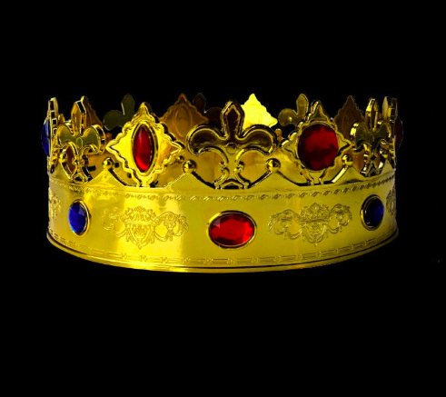 Premium Quality Prince Crown Hat Adults Kids Fancy Dress Up Nativity Book  Day Week Costume Accessory