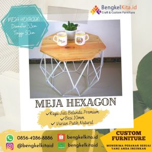 Meja Tamu Minimalis Segi 8 /Furniture meja tamu / meja teras / Coffee Table ONGKIR MURAH