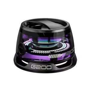 Beiziye Portable Magnetic Bluetooth Speaker Wireless Mini Travel Stereo Speaker with RGB Color Light