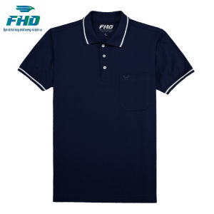 Áo polo trung niên có túi chất vải cao cấp mềm mịn chất vải co giãn thấm hút mồ hôi màu sắc trung tính FHDA031_2