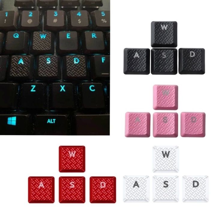 Texture Tactility Backlit keycaps WASD Keys Replacement for Logitech