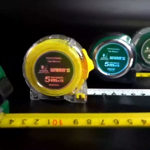 Retractable Tape Measure Thick Measurement Tape  (5m / 16ft) Clear Self-Locking Measuring Tape