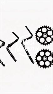 OPC Arm For Kiddie Bike Size 12/14/16/18 Kids Bike Crank Set Bicycle Bottom Bracket Sprocket 24/28T