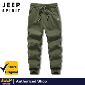 JEEP SPIRIT new casual pants mens minimalist workwear pants hip-hop mens sports pants