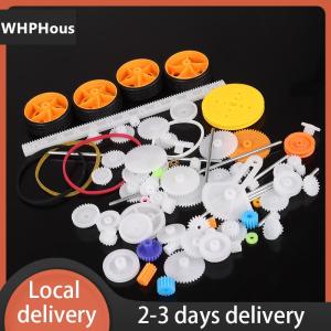 [COD] WHPHous Ship within 24 hours 78pcs Gearbox toy robot motor plastic gear DIY model accessories