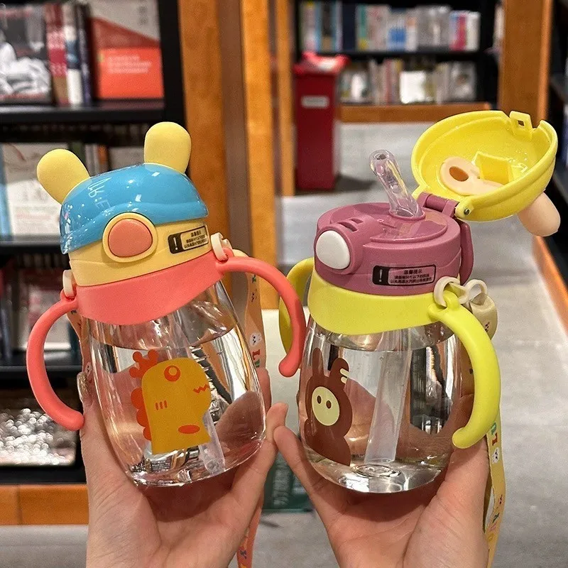 Cute Bottle With Straw 500Ml