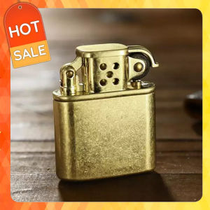 Hộp quẹt xăng đá Bật lửa xăng đá Zorro KUBOY Z-K506 bằng đồng nguyên chất kiểu dáng cổ điển sang trọng (KHÔNG CHỨA XĂNG GAS)