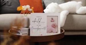 Christmas Frames 4x6 Gifts - Merry Christmas Picture Frames Happy New Year Frame Gifts Christmas Gifts for Family Friends Christmas Wooden Picture Frames for Tabletop or Wall Hanging 4x6