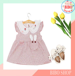 Đầm váy tay ngắn thời trang dành cho bé gái từ 0-2 tuổi chất thun cotton mịn mát mặc dễ chịu mẫu mới 2022