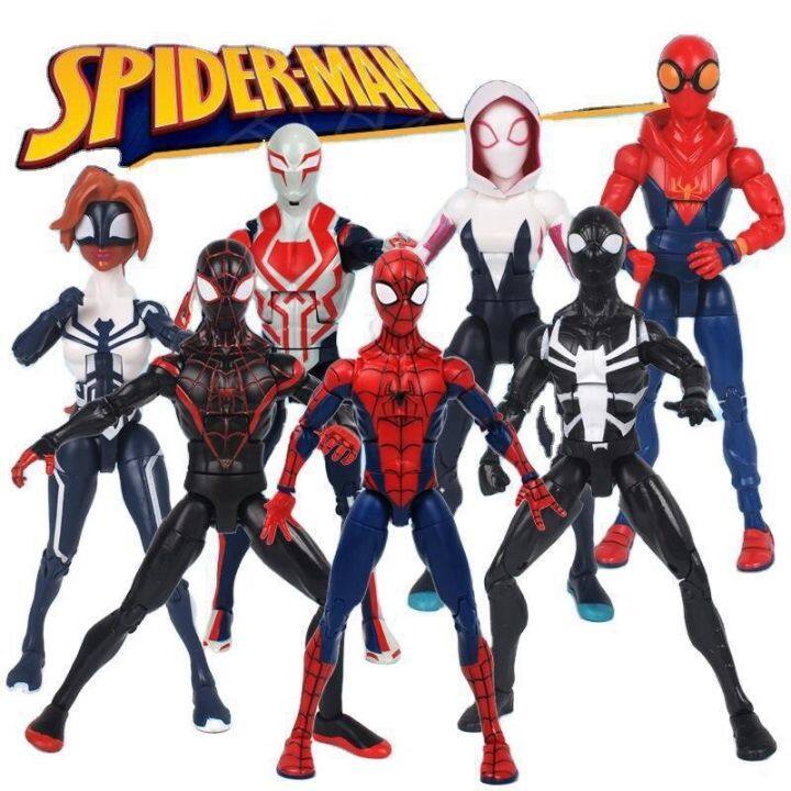 Marvel Legends Avengers Spider Man Into The Spider Verse Action Figure ...