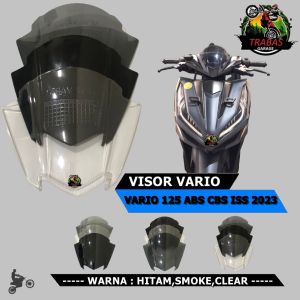 VISOR VARIO 125 NEW CBS ABS ISS 2022-2024 KEYLESS KEY LESS HONDA GEN 2 WINSIL WIND SHIELD WINDSHIELD