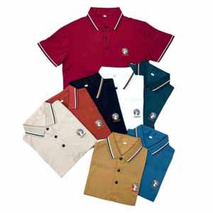 New Elegant Boys Polo Shirt - Short Sleeve Round Neck Graphic Print Sizes 3-16 Years