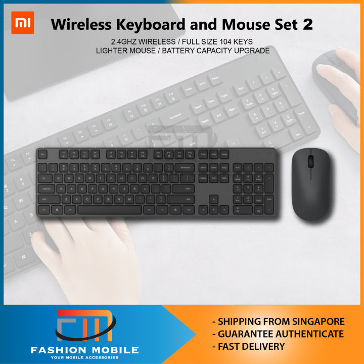 Xiaomi Keyboard Wireless Keyboard and Mouse 2 Combo Set 104 Keys