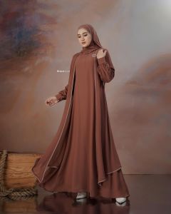 Shamma Gamis Abaya sultan model mewah/abaya turki tebaru 2025/gamis syari set hijab dewasa terbaru 2025/gamis kondangan terbaru 2025/baju gamis pesta ceuruty mewah elegan/gamis abaya kondangan modern mewah/gamis set hijab/gamis syari model baru 2025