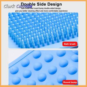 [Clark Carrida] Ma thuật Silicone bàn chải khăn tắm cọ xát trở lại bùn lột massage cơ thể tắm