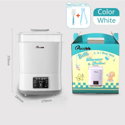COCOBB 5 In1 Baby Bottle Sterilizer Drying Function Double-layer Large-capacity Disassembly Milk Heater Automatic Power