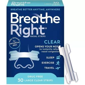 Breathe Right Nasal Strips Extra Strength Clear 30Pcs