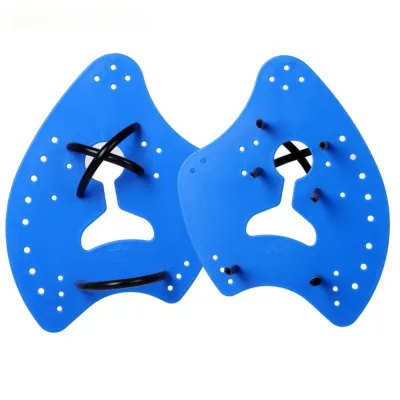 Swimming Paddles Training Adjustable Hand Webbed Gloves Pad Fins Flippers For Men Women Kids