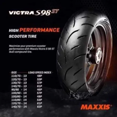 2025 MAXXIS Tyres Tayar Victra S98 Scooter Size For Xmax Nmax Nvx 110/70 130/70 90/80 100/80 110/80 140/70 150/70