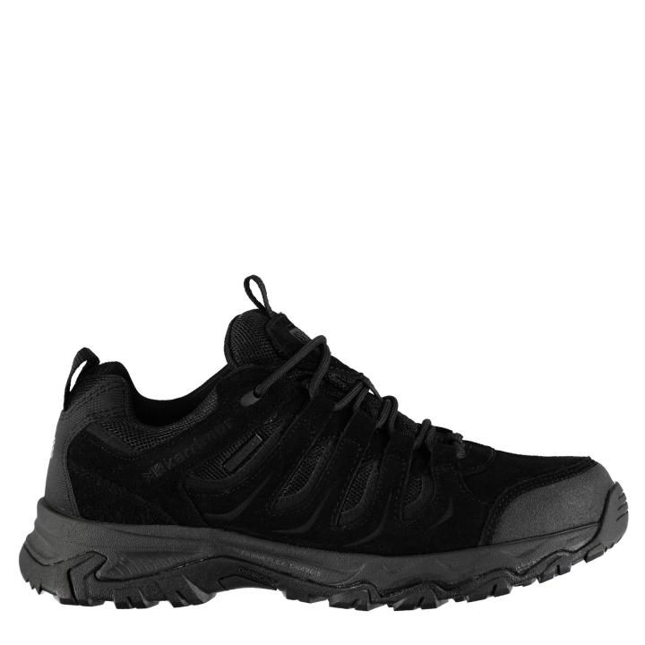 Karrimor Mens Mount Low Mens Waterproof Walking Shoes (Black/Black ...